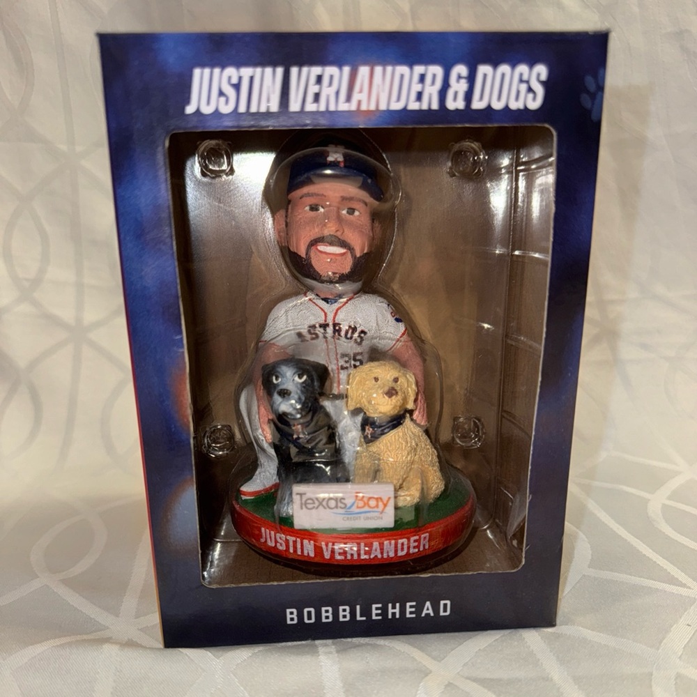 Dog Bobblehead - Justin verlander- Houston Astros edition 2024
